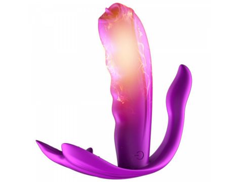 Stymulator silikonowy do majtek Fox USB 7 funkcji z ogrzewaniem - 4